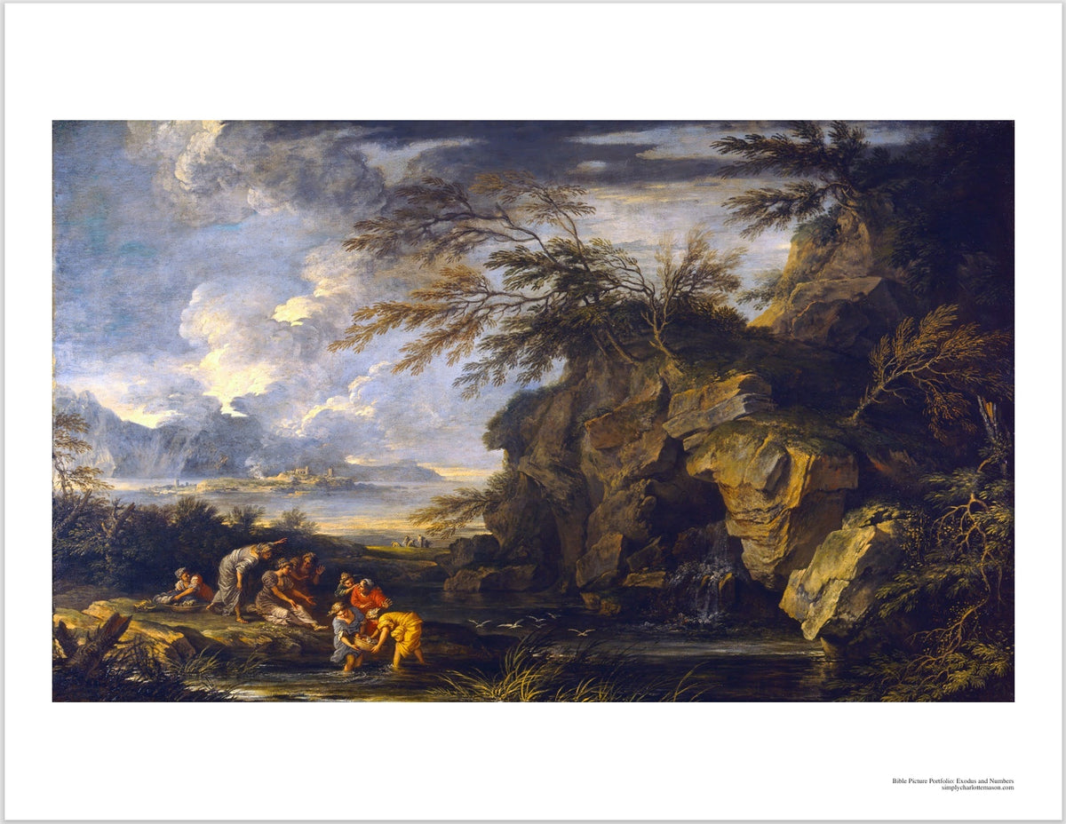 Bible Picture Portfolios - Exodus and Numbers - CARDS - PDF MUST BE PURCHASED FROM SIMPLY CHARLOTTE MASON