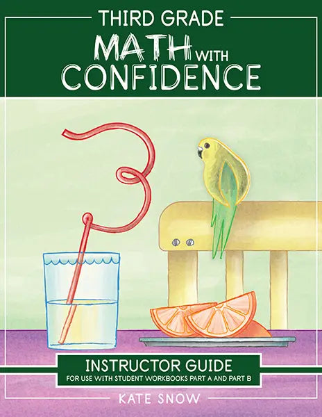 Kate Snow - Maths with Confidence - Level 3 Instructor Guide (2bks) - PDF MUST BE PURCHASED FROM WELL TRAINED MIND
