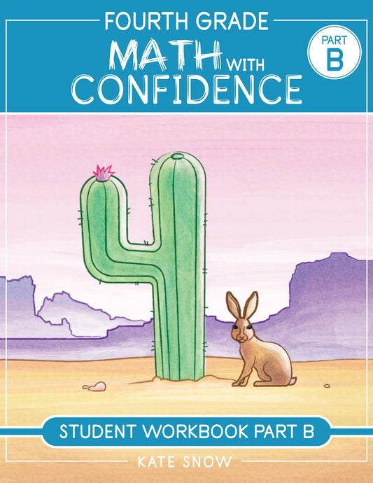 Kate Snow - Maths with Confidence - Level 4 Student Workbook PART B -  PDF MUST BE PURCHASED FROM WELL TRAINED MIND