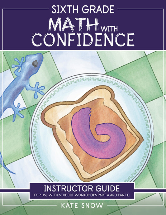 Kate Snow - Maths with Confidence - Level 6 Instructor Guide (2bks)  -  PDF MUST BE PURCHASED FROM WELL TRAINED MIND
