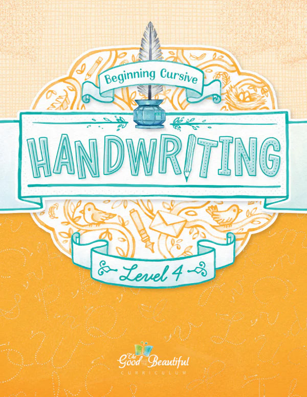 The Good and the Beautiful - Handwriting L4  -  PDF MUST BE PURCHASED FROM TGATB