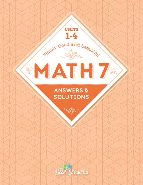 The Good and the Beautiful - Maths Grade 7 Answers and Solutions colour