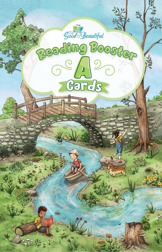 The Good and the Beautiful - Language, Art & Literature L0 (K) Booster Cards A A5 - spiralled
