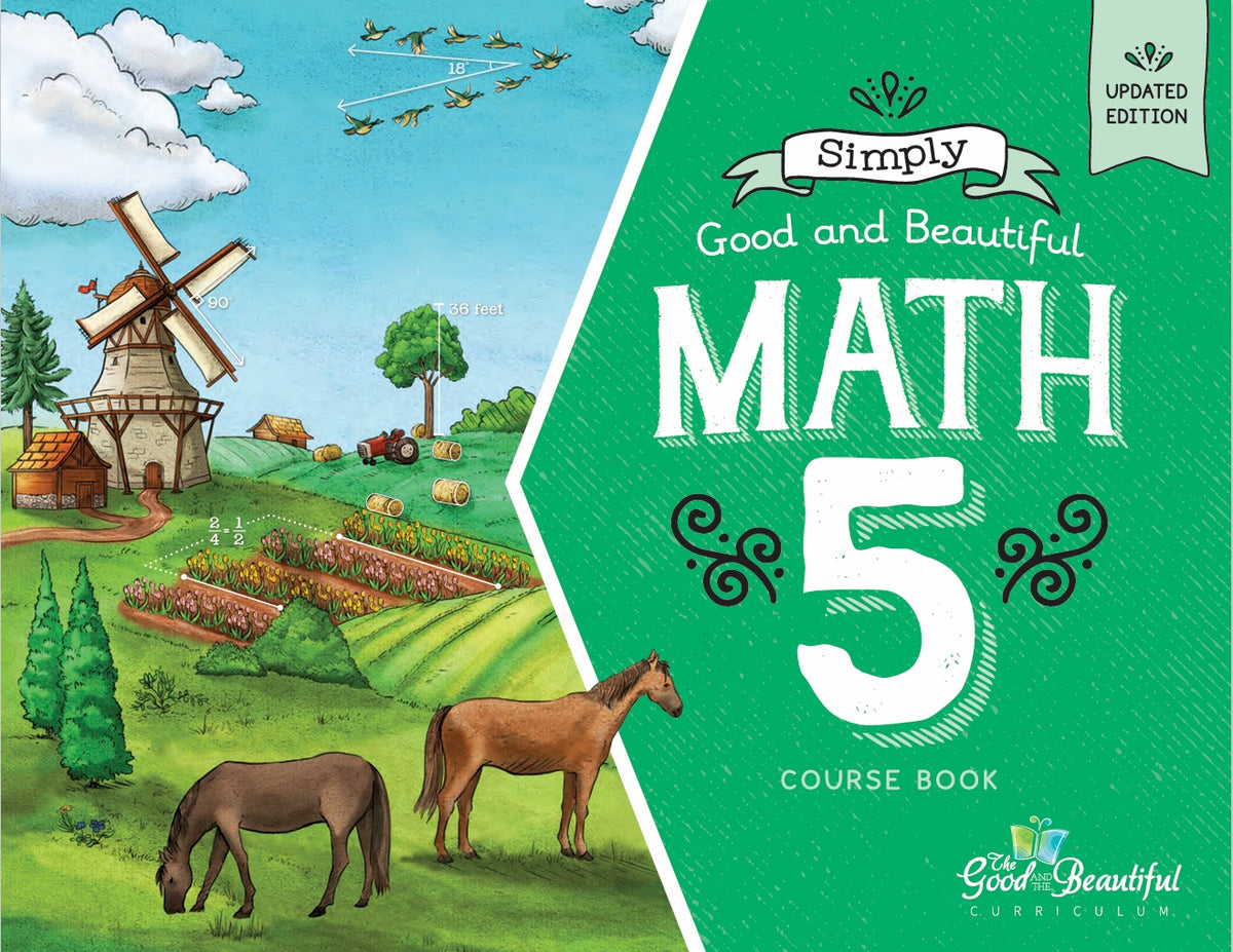 The Good and the Beautiful - Maths Grade 5 (2bks)  -  NEW VERSION