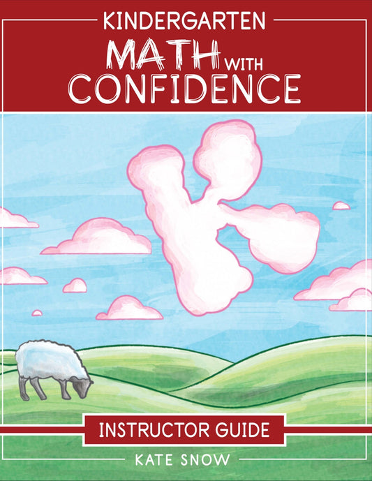 Kate Snow - Maths with Confidence - Level 0 K Instructor Guide (2bks)  -  PDF MUST BE PURCHASED FROM WELL TRAINED MIND