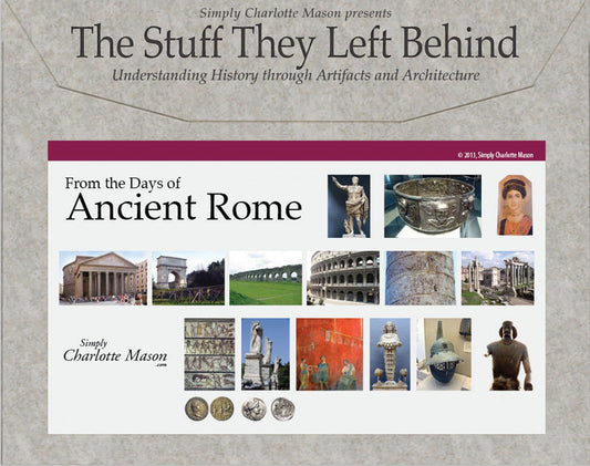 Stuff They Left Behind: Ancient Rome  -  PDF MUST BE PURCHASED FROM SIMPLY CHARLOTTE MASON