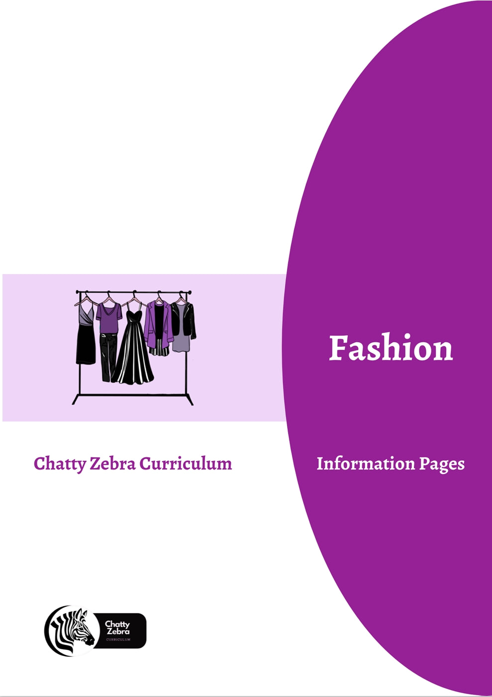 Chatty Zebra - Fashion Information Pages  -  PDF MUST BE PURCHASED PRIOR TO ORDERING HARD COPY