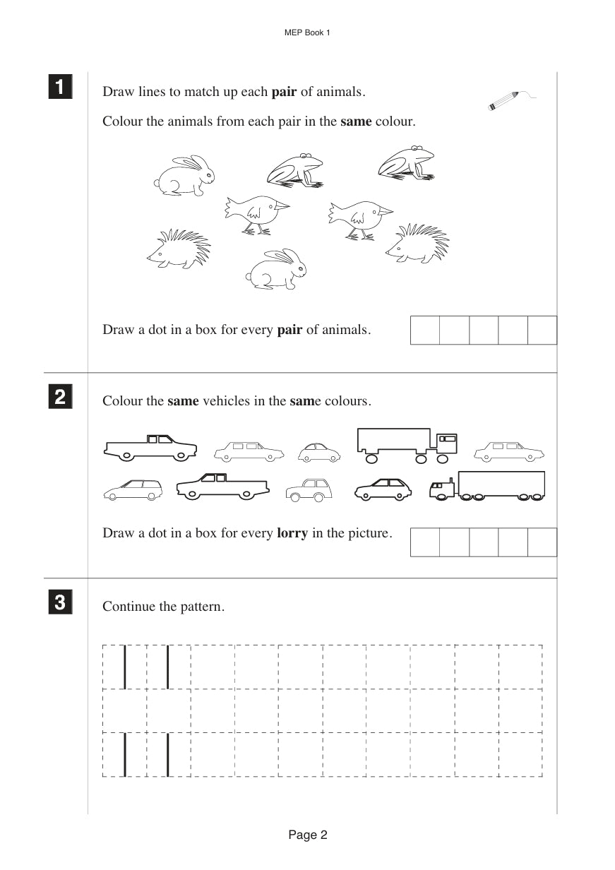 Mathematics Enhancement Programme - Year 1 - Practice Book 1 (Pages: 1-140)