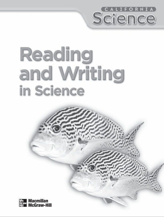 California Science - Reading and Writing in Science Grade 5  -  PDF MUST BE PURCHASED PRIOR TO ORDERING HARD COPY